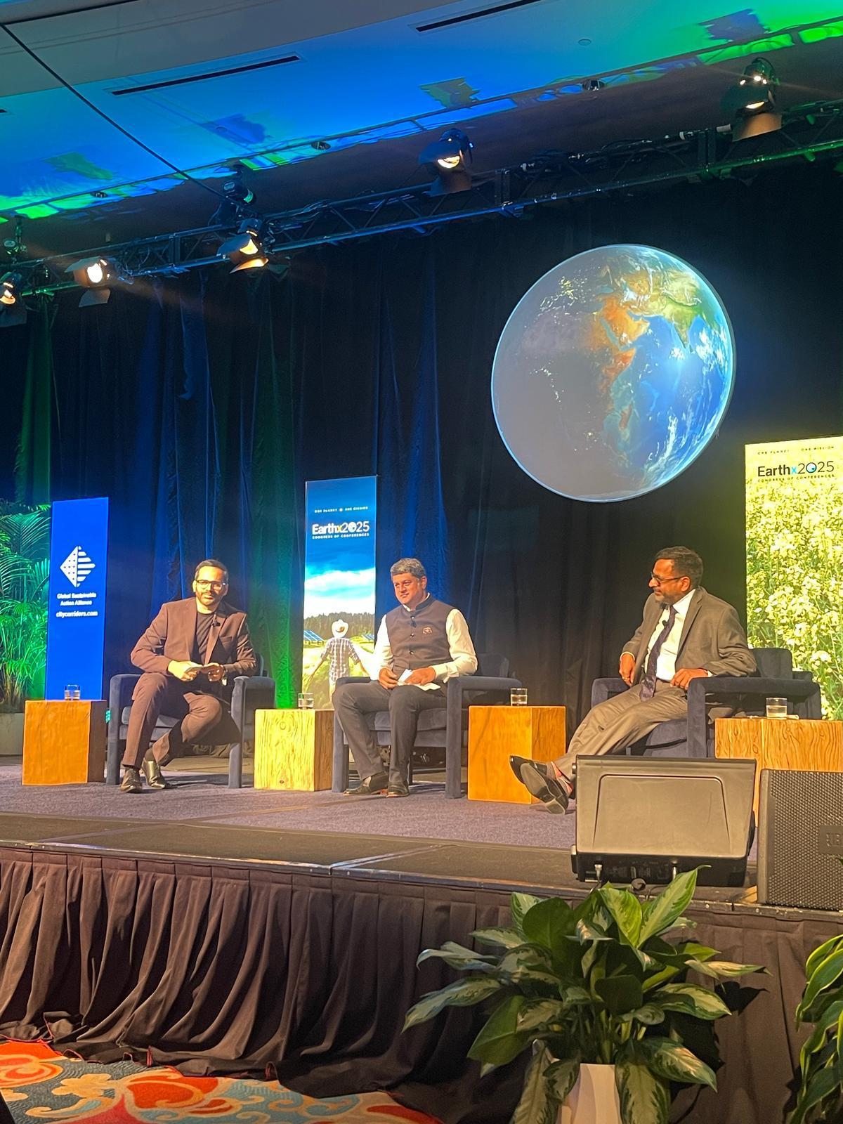 Consul General participated in the Earthx2025  inaugural panel discussion on “Powering the New India” in Dallas along with Mr. Arun Agarwal Chair of Texas Economic Development Corp on April 21,2025