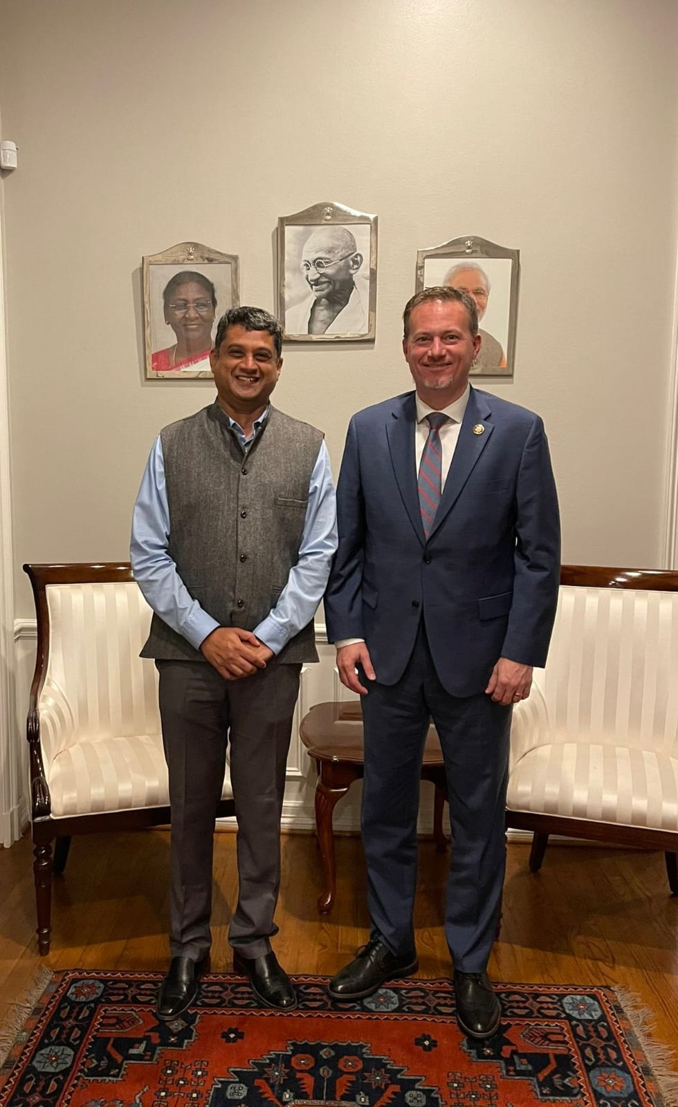 Consul General met congressman Michael Cloud on November 9, 2023