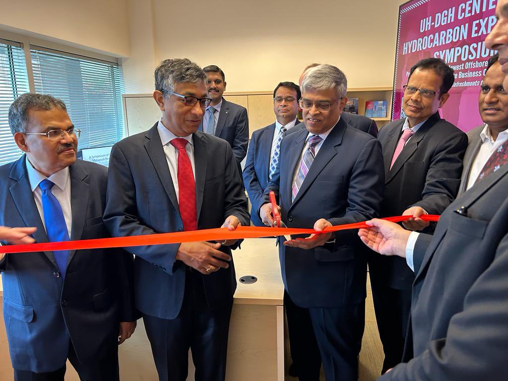 Inauguration of E&P Data Centre in University of Houston by Shri Pankaj Jain on 07 July 2023