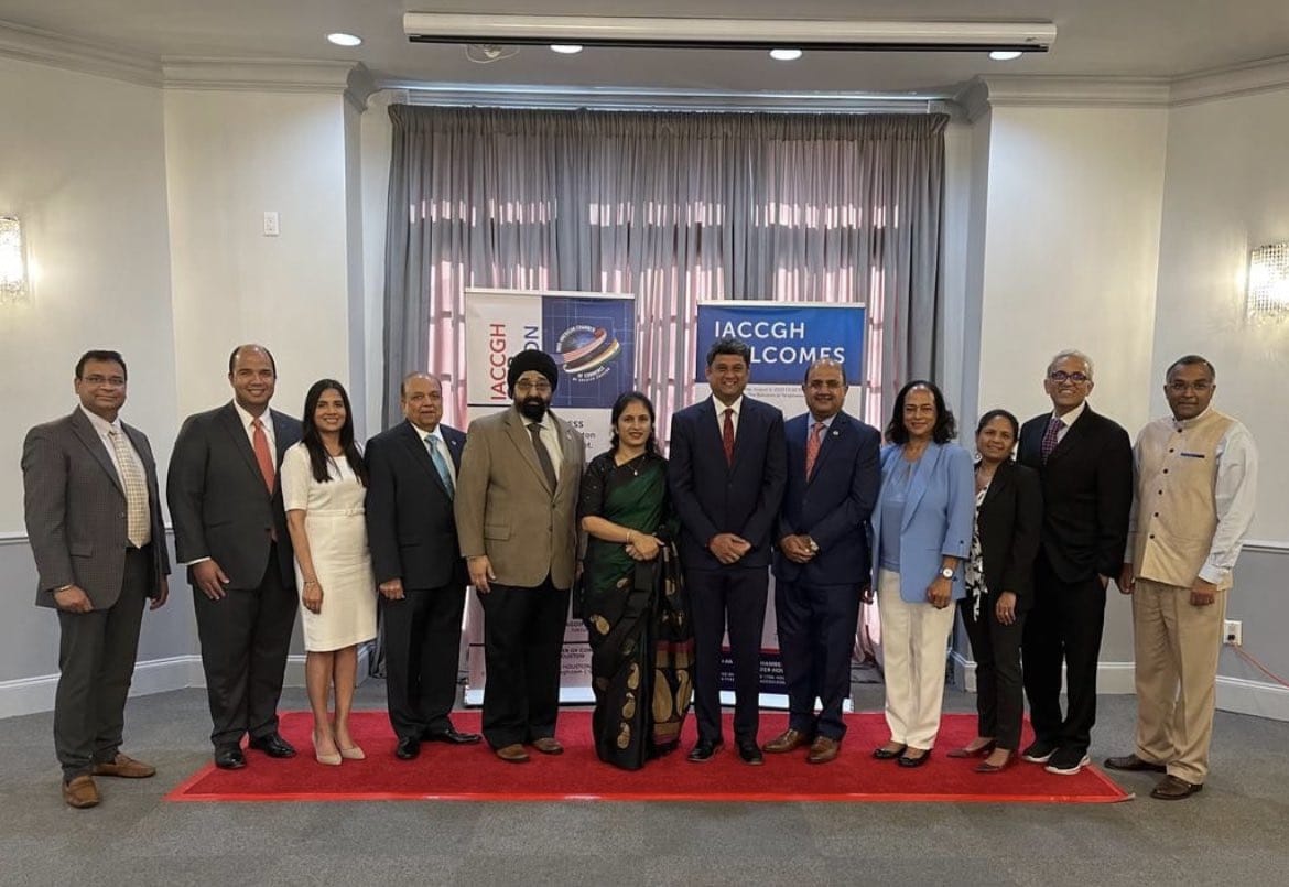 Consul General D C Manjunath interacted  with the vibrant Indian-American community and elected officials at an event  organized by IACCGHouston on August 2,2023