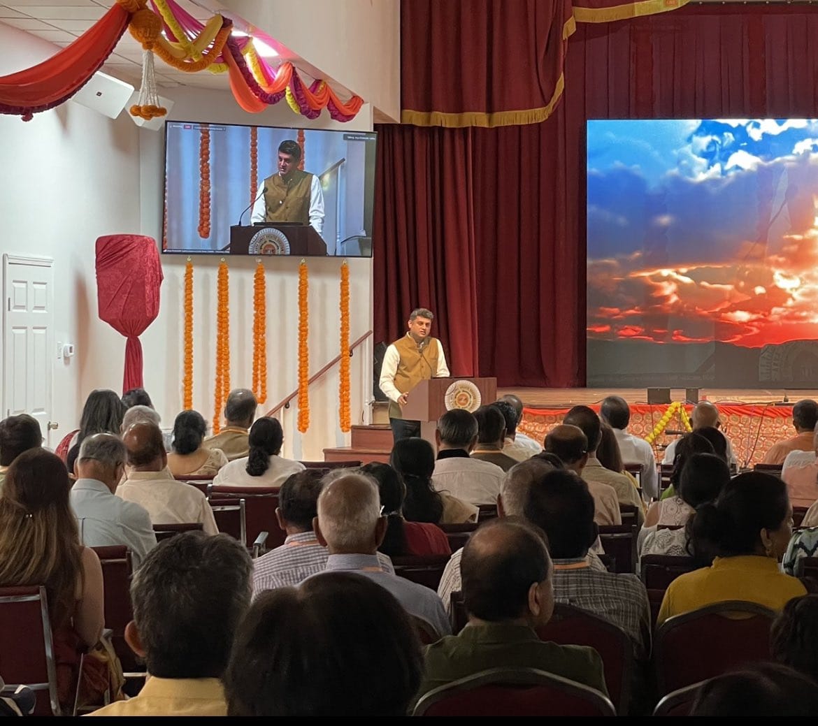 Consul General participated in 200th Birth Anniversary Celebrations of Maharishi Dayanand Saraswathi organised by Arya Prathinidhi Sabha America and Arya Samaj of Greater Houston on July 28,2023