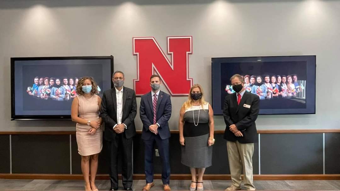 Consul General interacted with Josh Davis, Associate Vice Chancellor for Global Affairs, Dr. William R. Belcher,  Dr. Sophia Perdikaris & Maegan Stevens, Lincoln on August 26,2021