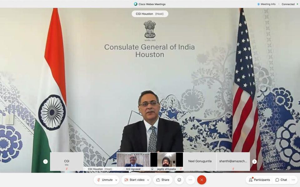 Consul General's interaction with Start up India,on February 24,2021