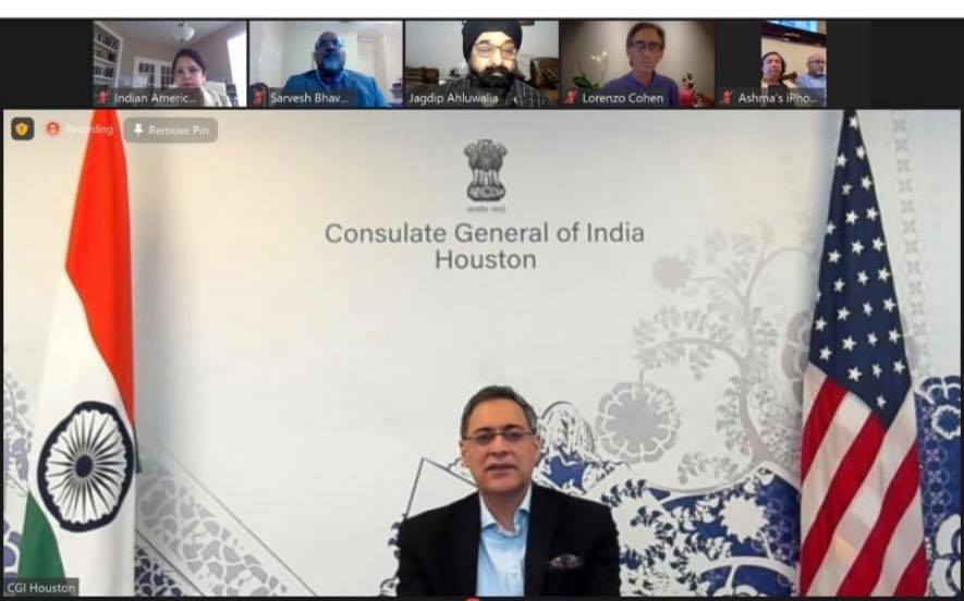 Consul General participated in the webinar ‘Yoga as a way to transform your health and life - By Dr. Lorenzo Cohen’ organized by Indian American Cancer Netwok ( IACAN ) on February 27,2021