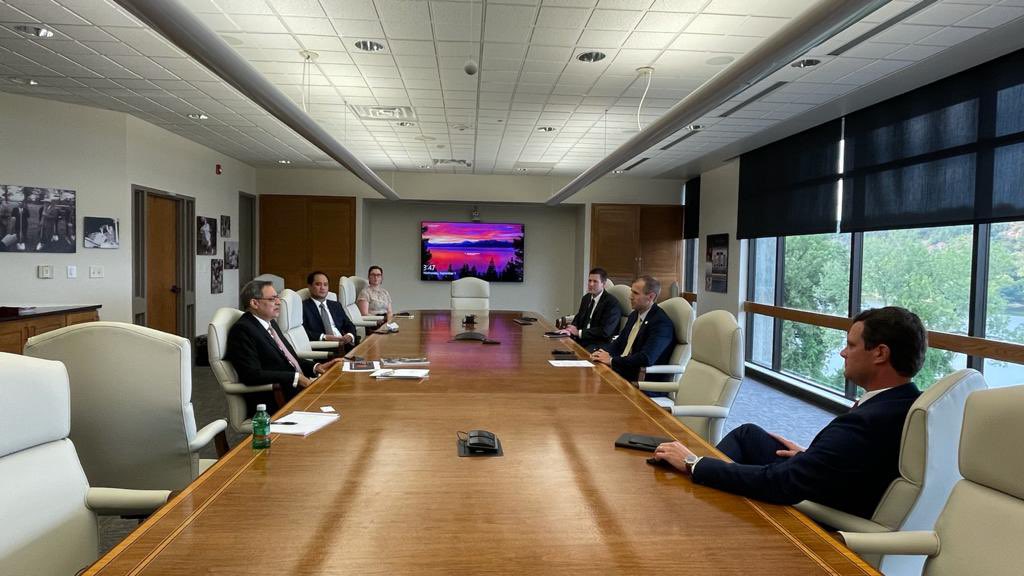 Consul General met Secretary of Commerce, Arkansas & other representative of EDC on 01 September 2021