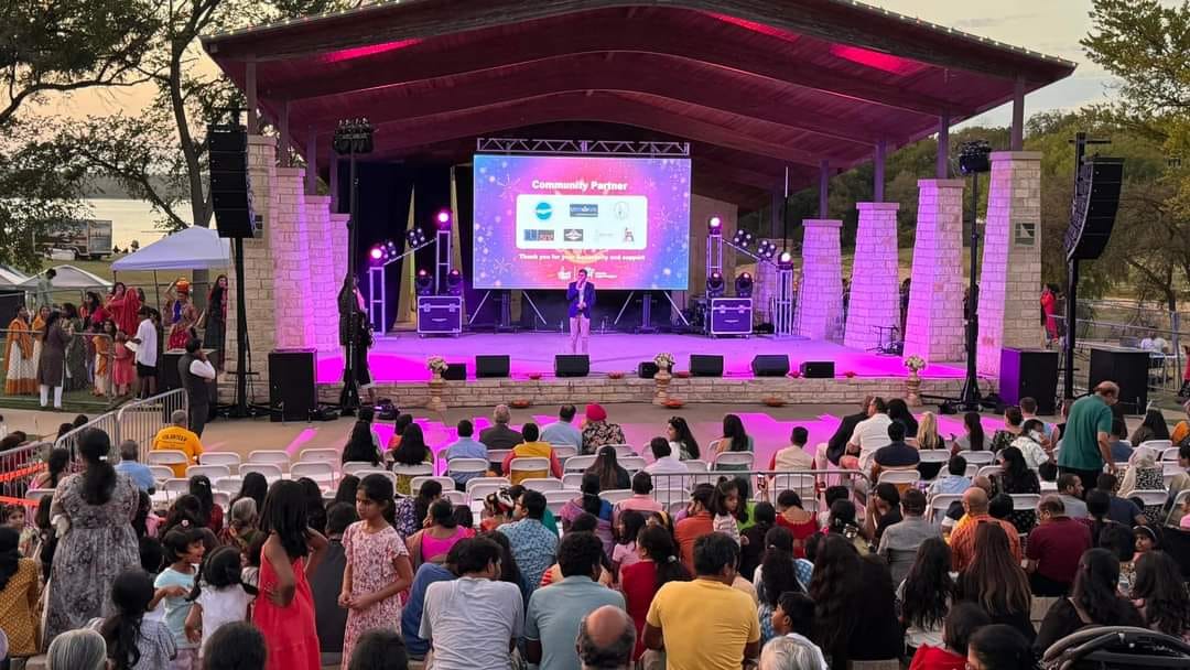 CG and elected officials joined thousands of Indo-American community members in celebrating Diwali in Little Elm at an event organised by Little Elm Angels Foundation in association with the Town of Little Elm