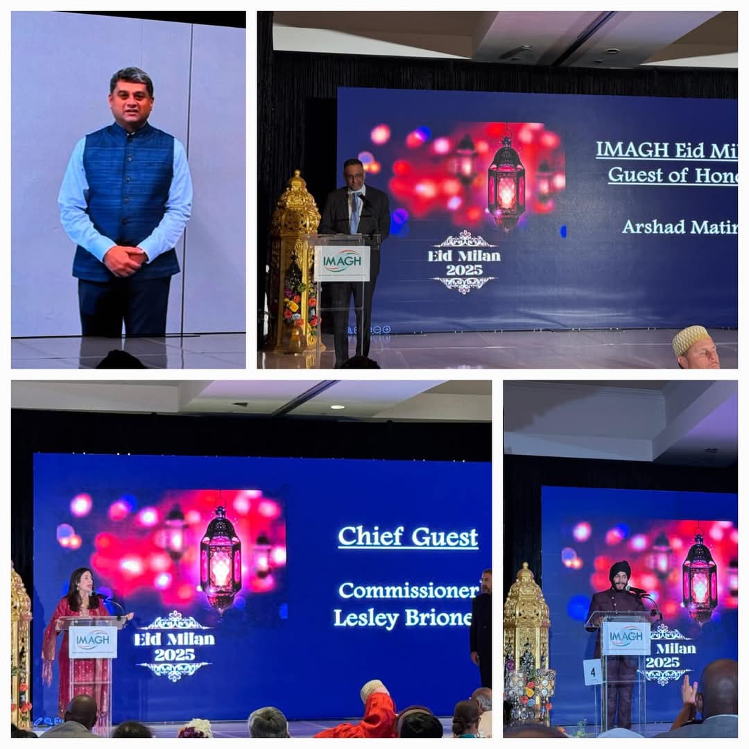 Consulate joined the vibrant diaspora  at  Eid Milan organized by the Indian Muslims Association of Greater Houston on April 12,2025