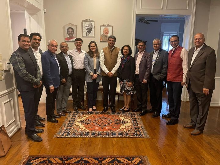 Consul General met with the board members of the Indian American Political Action Committee on October 12, 2023