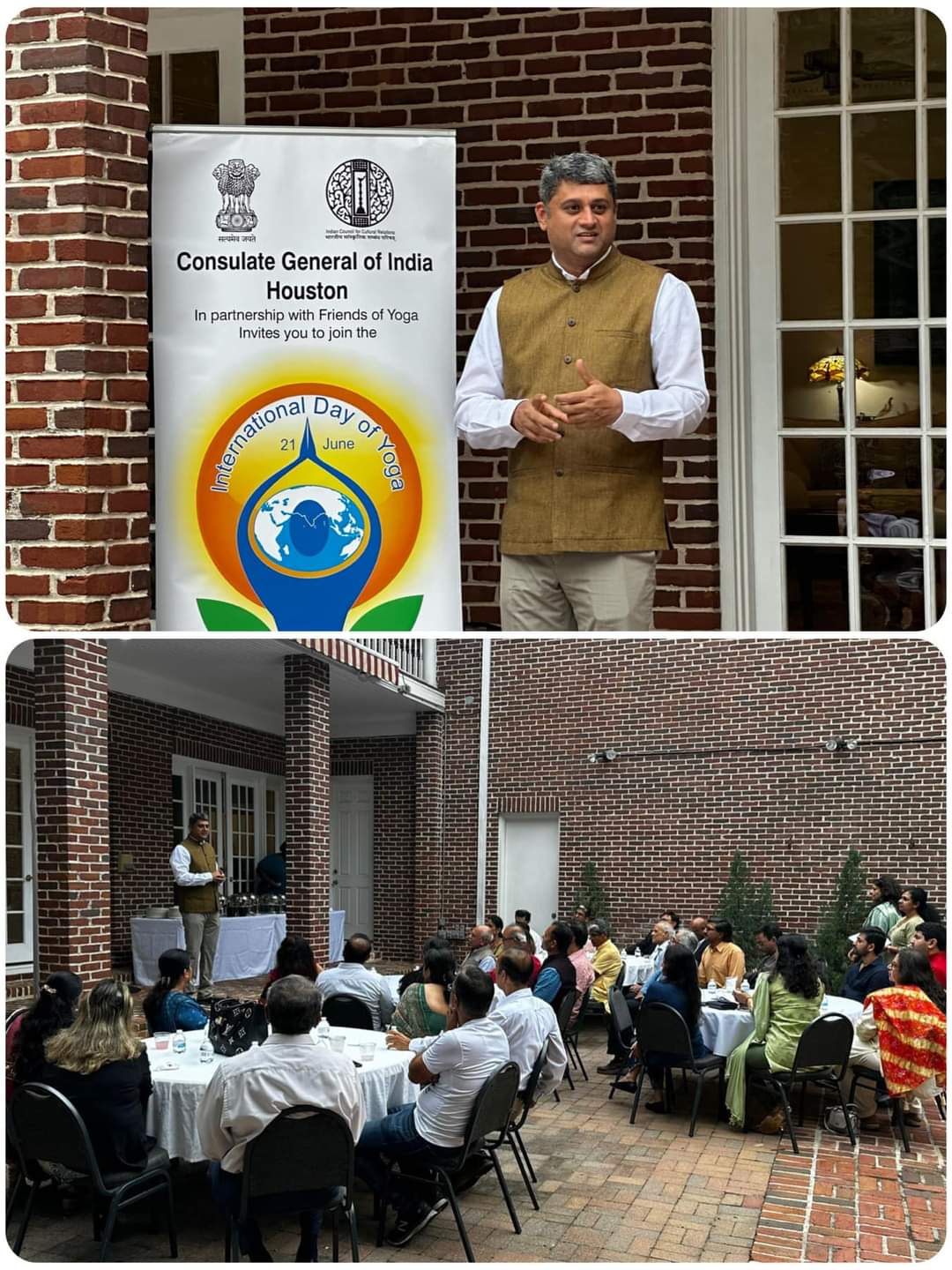 Kicking off International Day of Yoga 2024 celebrations with a vibrant curtain-raiser event in Houston
