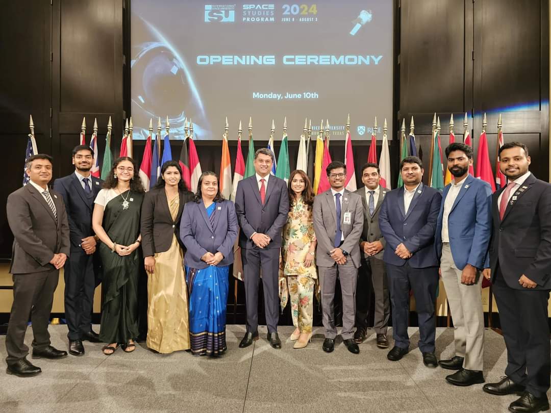 Consul General hosted and met  the Indian cohort of Space Studies Program  (SSP -24) of the International Space University being hosted this year by the Rice University in Houston. The group consists of ISRO scientists/Engineers and doctoral/masters students from various universities. 
Participated in the inaugural ceremony of the program earlier and the group also observed/celebrated International Day of Yoga at the Rice University bagging the University President’s Award for Health and Wellness.
