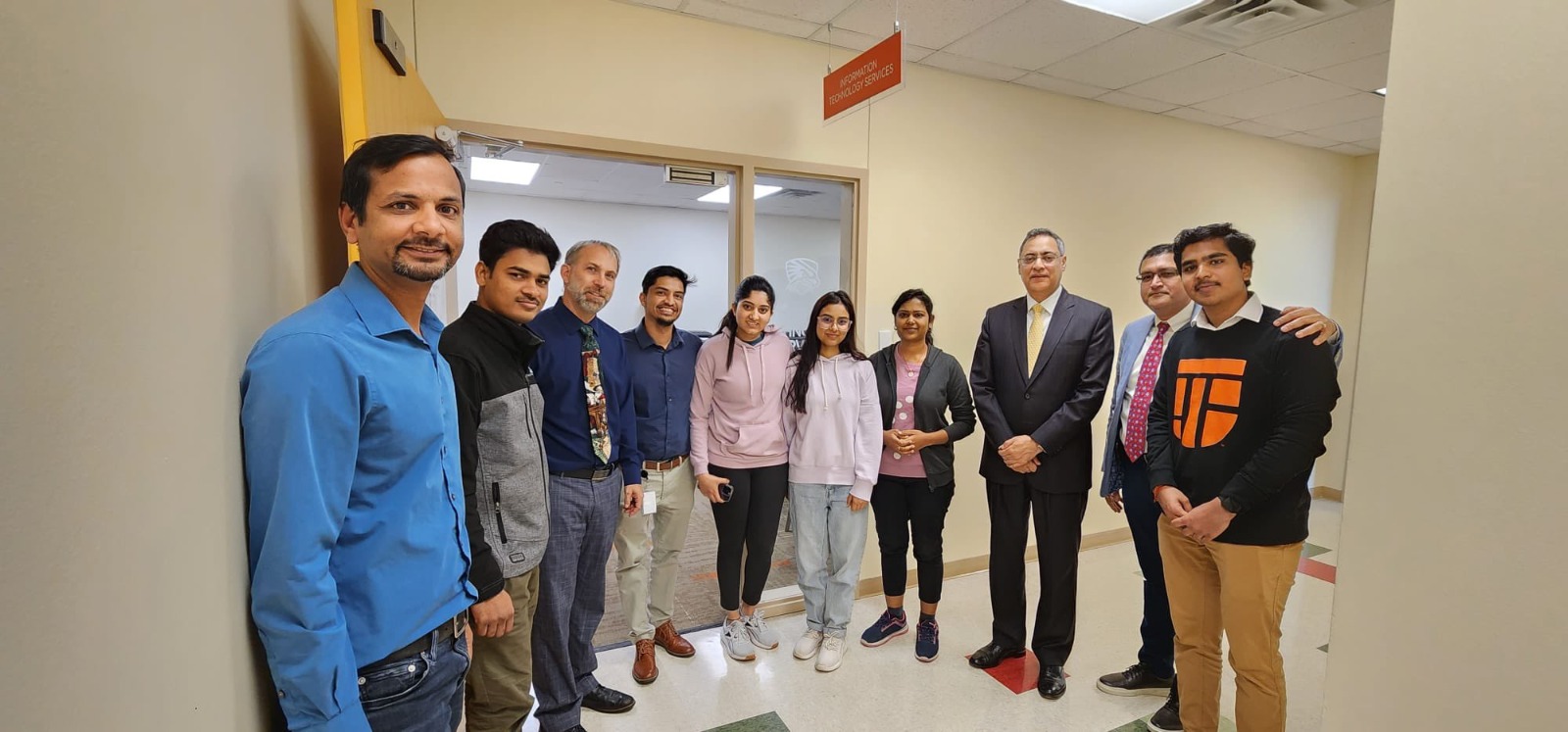 Consul General met and interacted with President Sandra Woodley, members of faculty and students at the University of Texas Permian Basin on December 05,2022