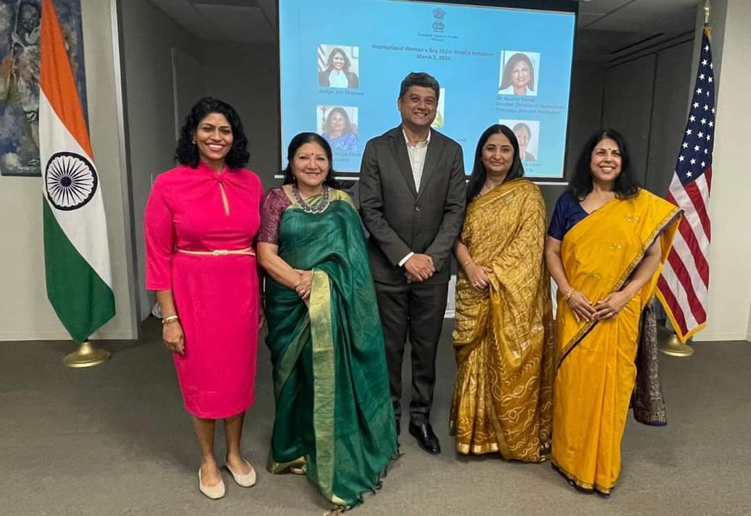 Consulate celebrated  the International Women's Day highlighting the theme of Inspire Inclusion at the Consulate on March 7,2024