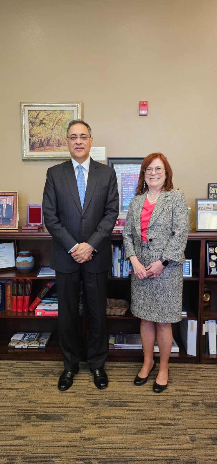 Consul General interacted with President  Dr. Garnett S Stokes , University of New Mexico on 13 April 2023