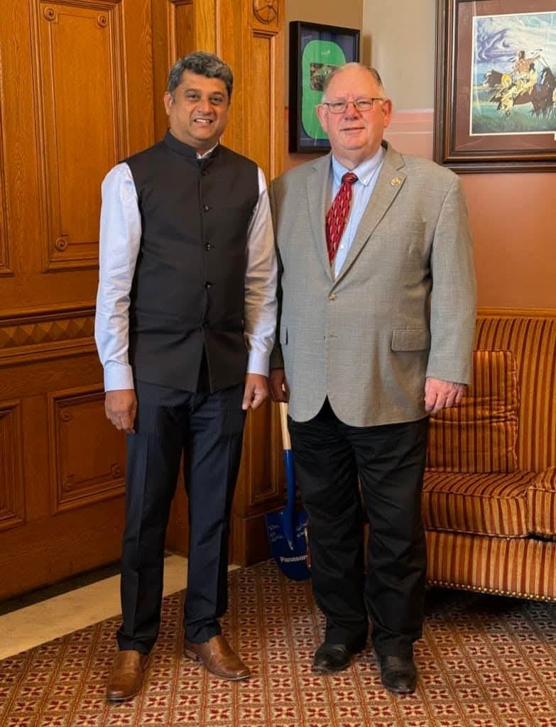 Consul General had a fruitful interactions with Governor Laura Kelly , Lt. Governor David Toland, and Speaker of the House Dan Hawkins of Kansas.