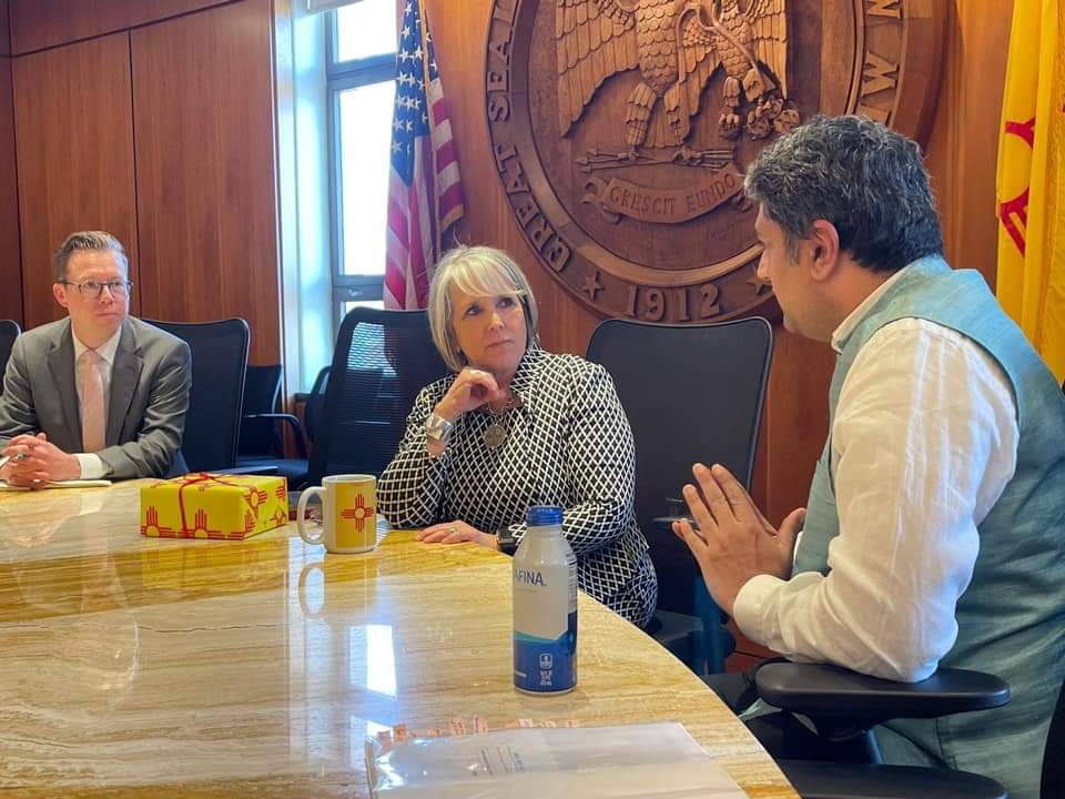 Consul General met Governor Michelle Lujan Grisham of the State of New Mexico on March 14,2024.