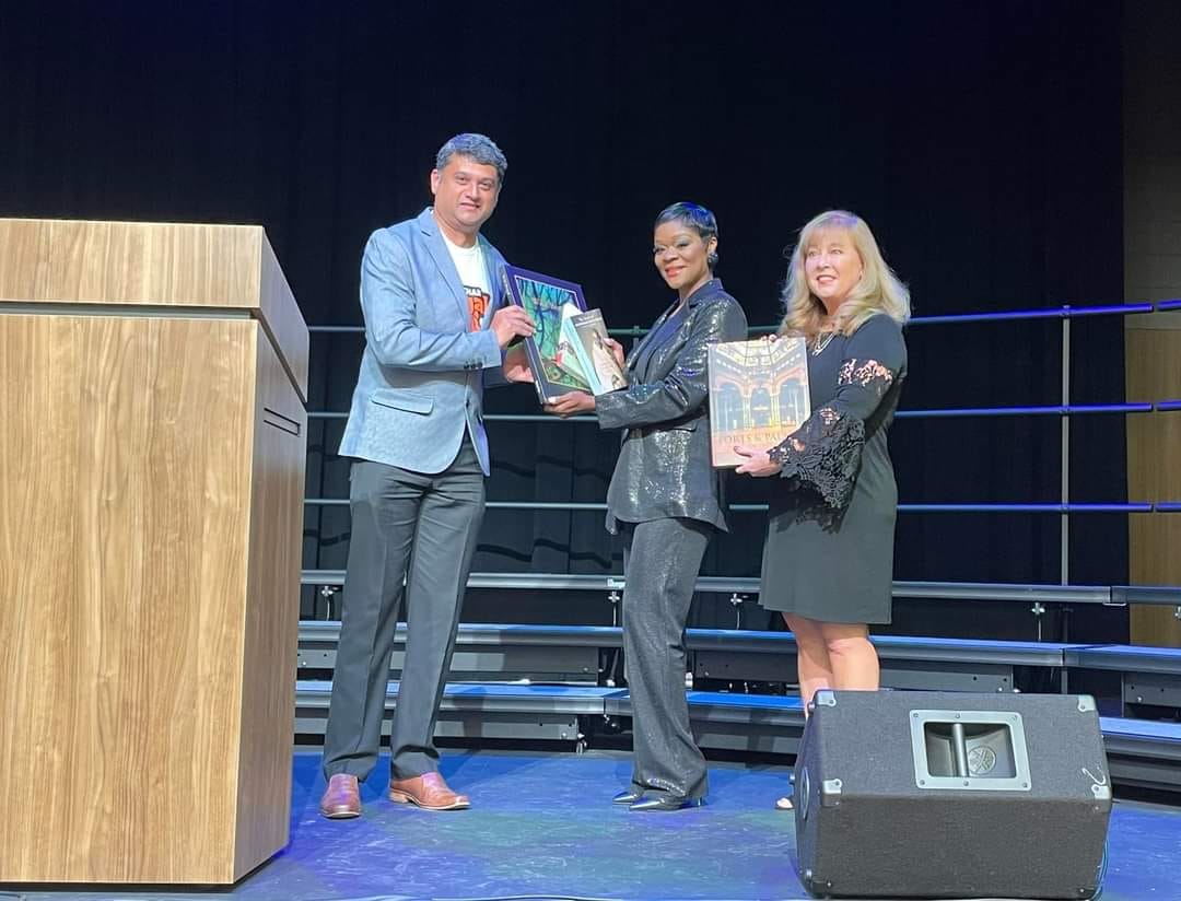 Consul General participated at an event organised to dedicate the new Sonal Bhuchar Elementary School at Fort Bend Independent School District on October 14, 2023