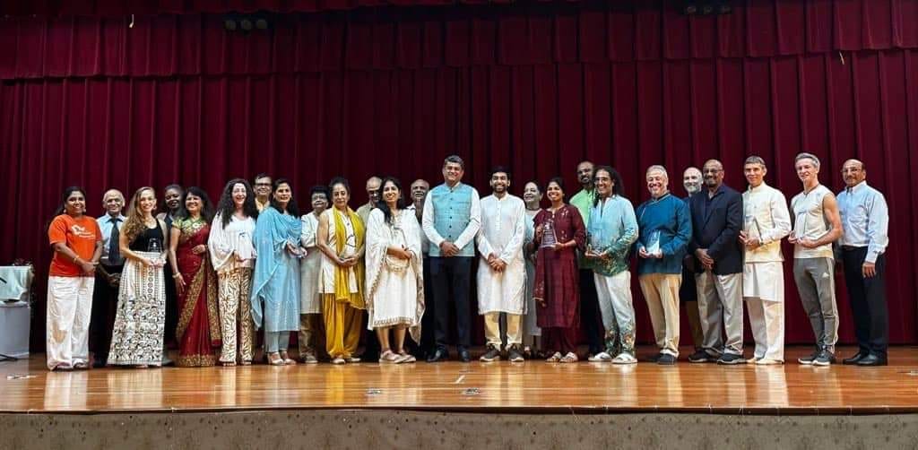 Culminating the celebrations of 10th International Day of Yoga in the Southern United States, long-standing Yoga teachers were felicitated at an event organized at VPSS Haveli, Houston.