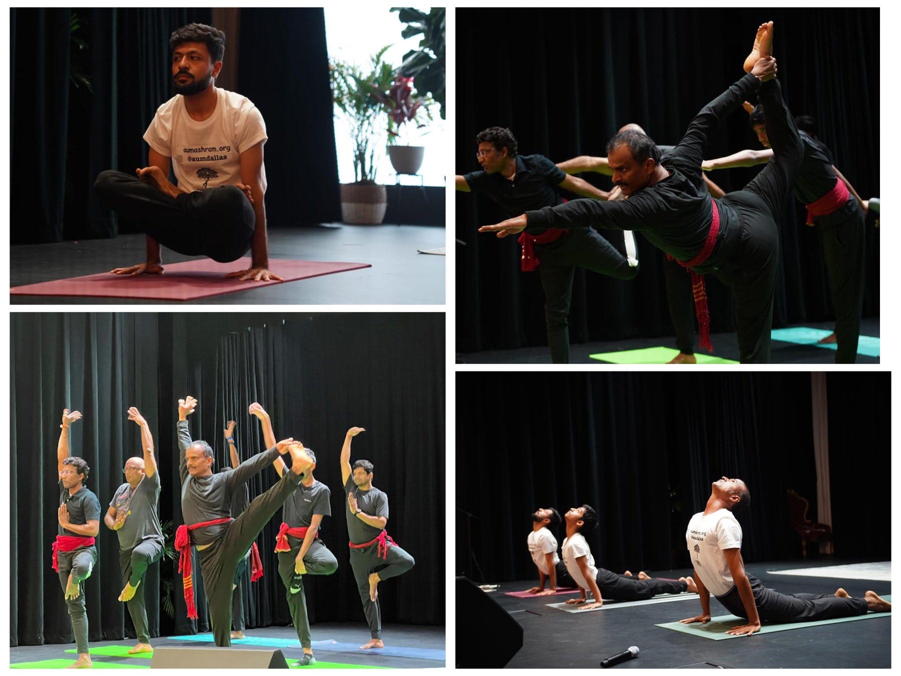 Glimpses of the celebrations of the 10th International Day of Yoga 2024 in Dallas.
