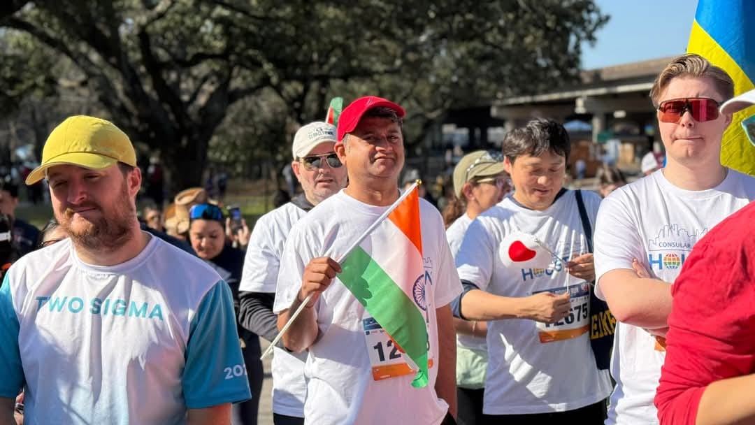 Consul General joined the Consular Corps contingent in the 5K Rodeo Run, as part of the Houston Livestock Show and Rodeo, March 1 2025