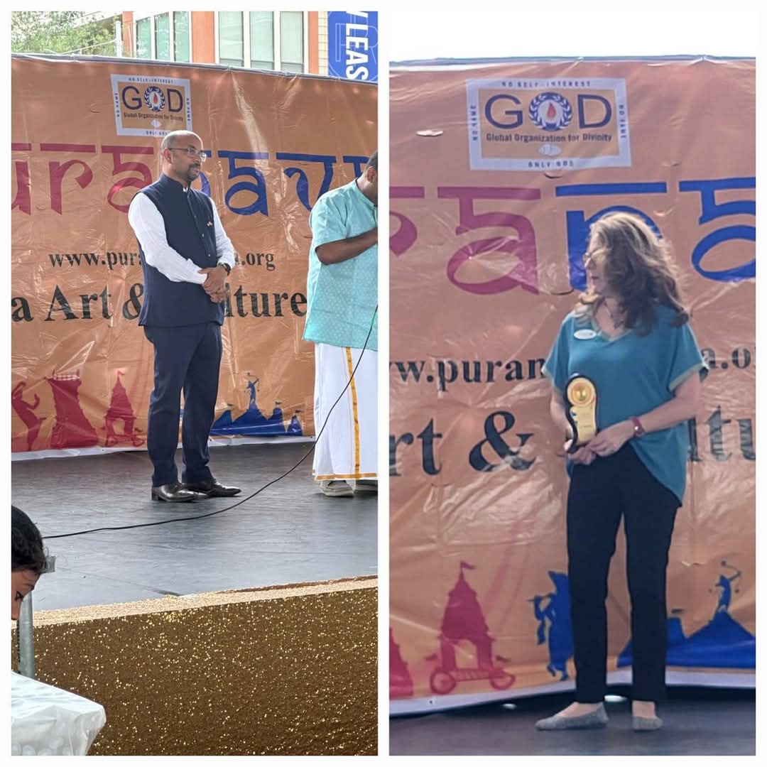 Consul Prashant Sona joined the vibrant diaspora at  Puranava 2025 the India Art & Culture Festival at the Pearland Town Center organized by GOD Houston
