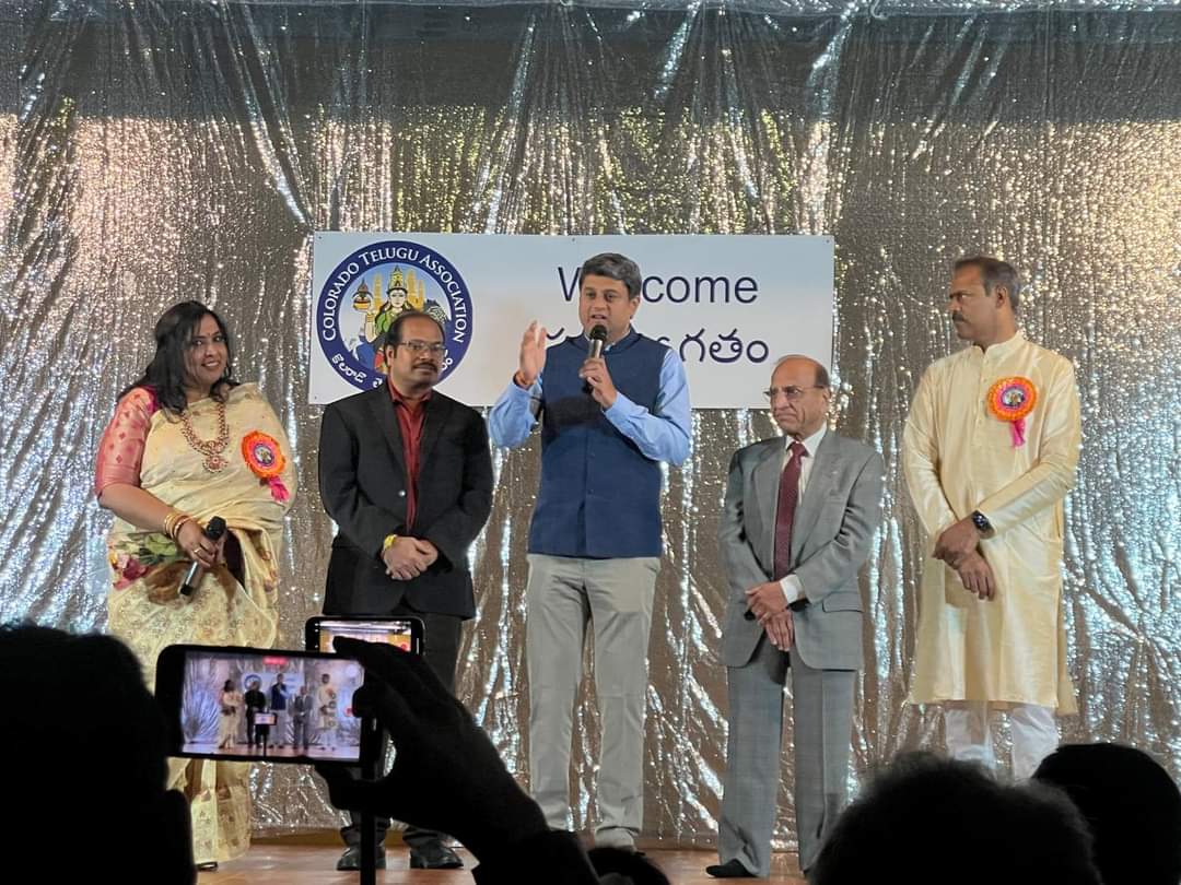 Consul General joined the Colorado Telugu Association's spirited #Ugadi celebration.
