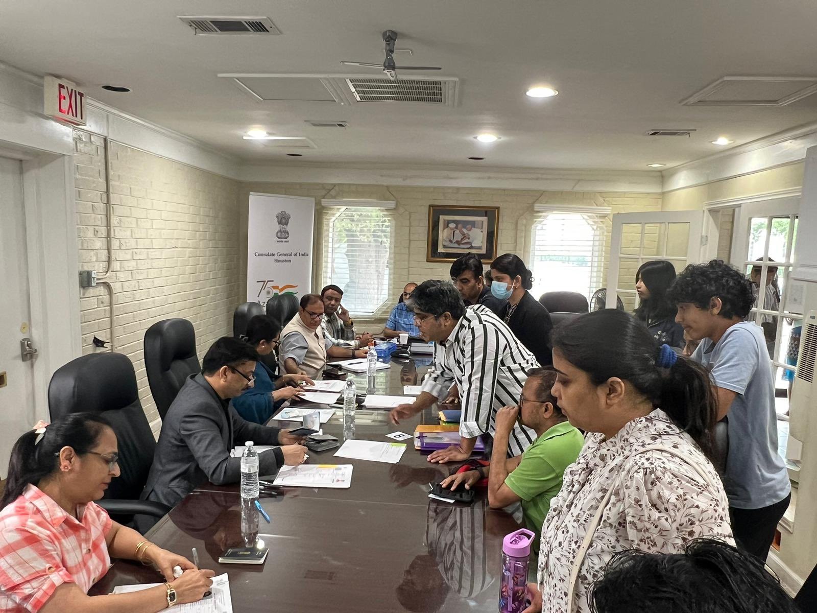 Consular Camp was held in association with the India Association of North Texas in Dallas on May 27, 2023.