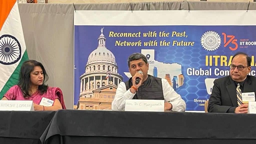 Consul General  participates in the IIT Roorkee Alumni  Global Conference 2024 in Austin