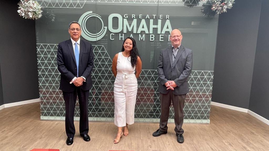 Consul General interacted with the representatives of Greater Omaha chamber and Develop on August 25, 2021