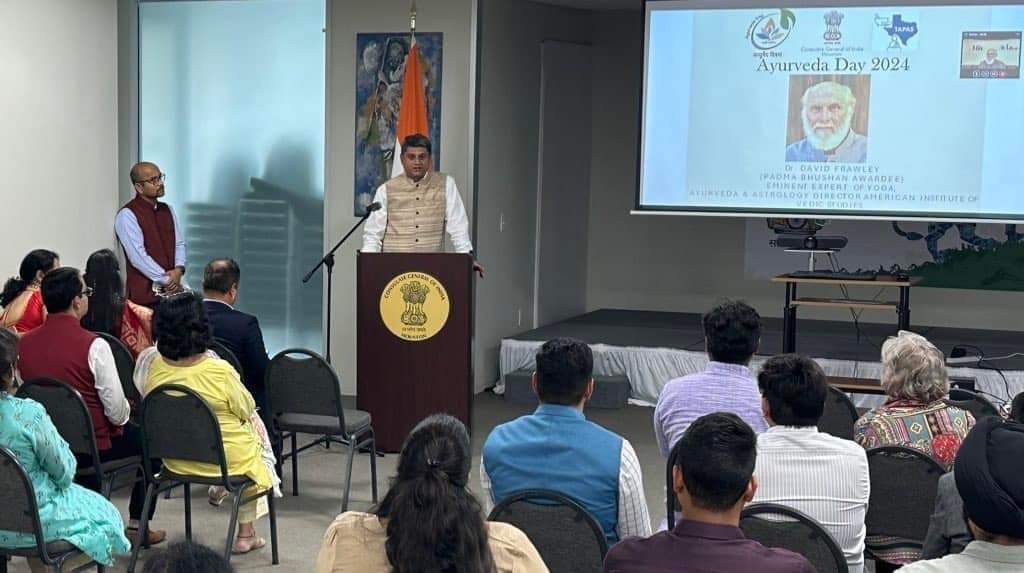 Consulate in collaboration with Texas Ayurveda Professionals Association - TAPAS celebrates Ayurveda day 2024 on October 29,2024