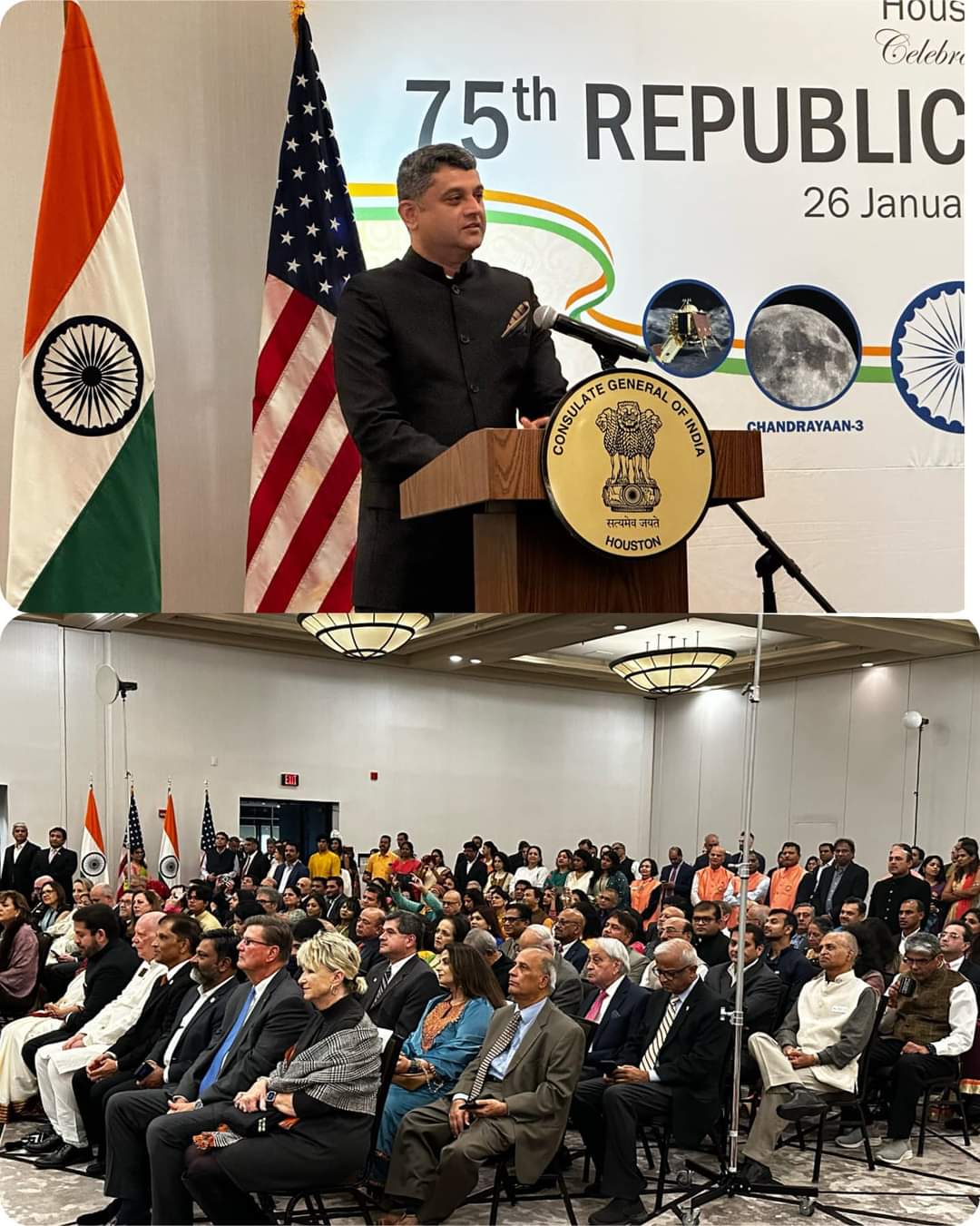 Glimpses of the celebration of the 75th Republic Day of India on 26 January 2024