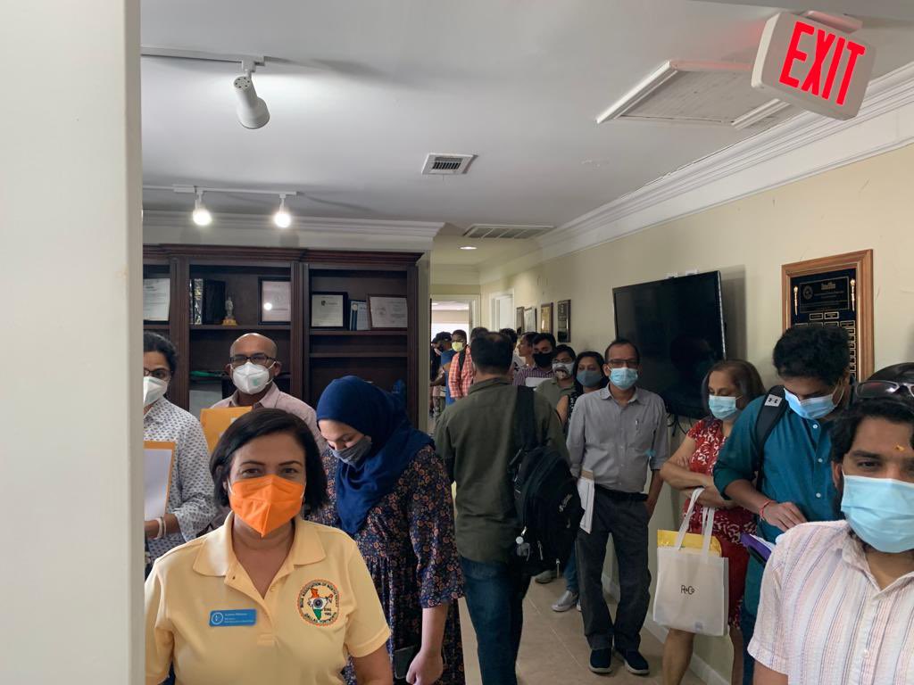 A Consular camp was organized in association with India Association of North Texas at Dallas on October 9, 2021