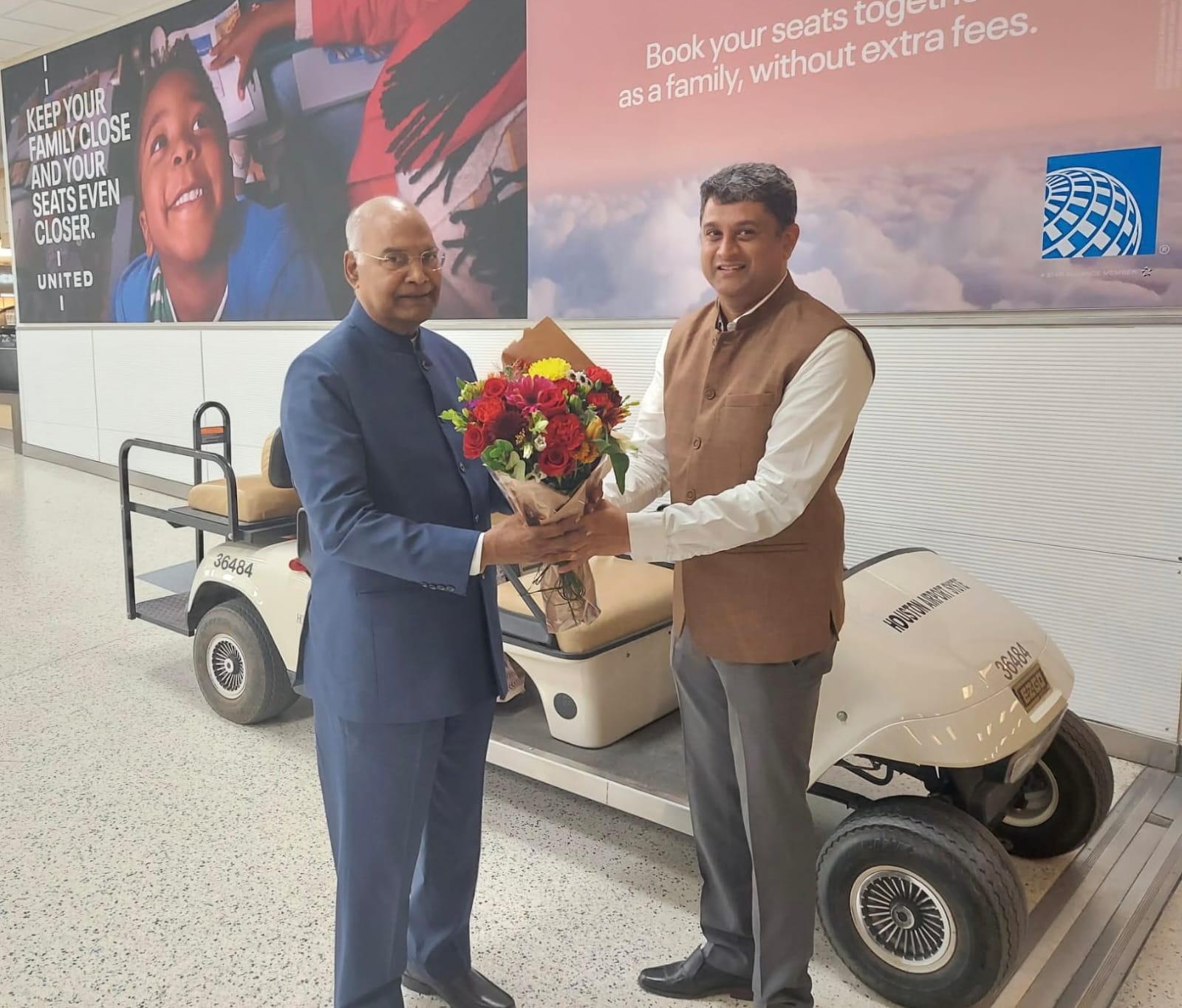 Honour to welcome Hon'ble Former President of India, Shri Ram Nath Kovind  in Houston, Texas