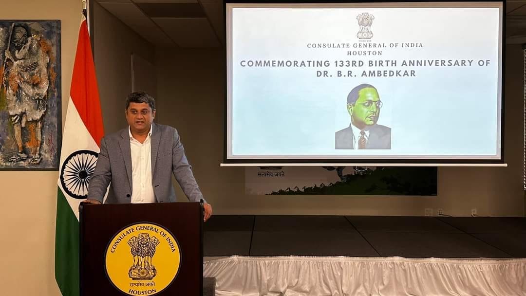Remembering Dr. Babasaheb Ambedkar on his birth anniversary at the Consulate.