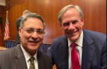 Consul General along with Governor of Texas ,Greg Abbott attended the Holocaust Observance event organized by AJC on January 27, 2020