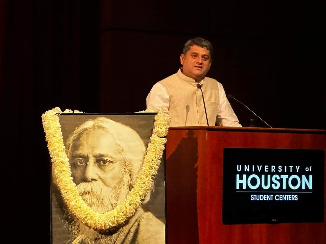Consul General attended the 50th  Anniversary celebrations of Tagore Society Of Houston reflecting on five decades of cultural enrichment and Indo-American friendship