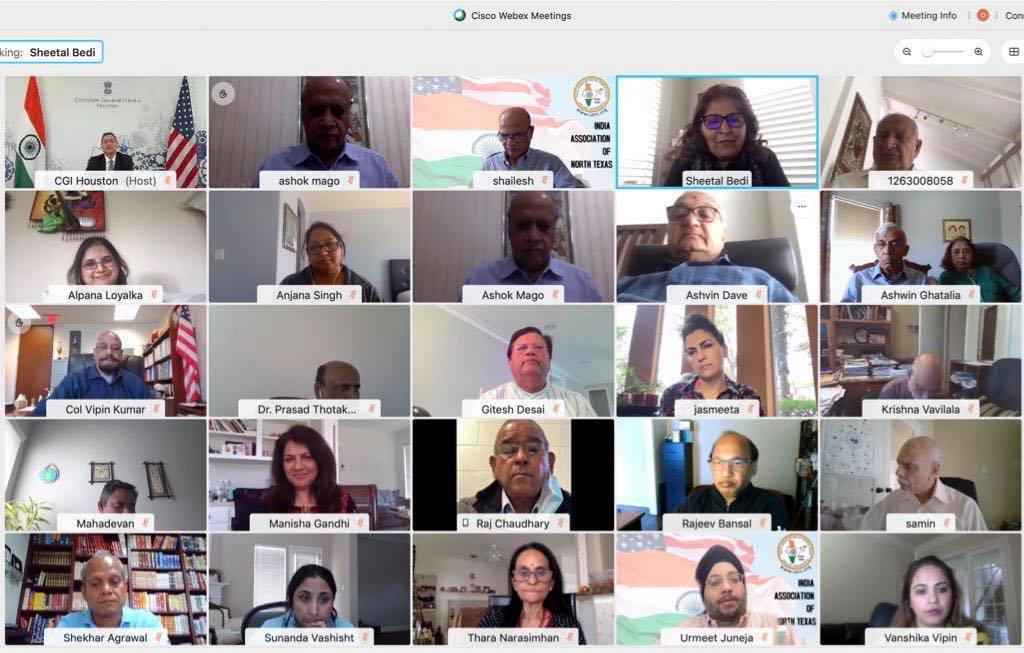 Consul General interacted with community organizations and members of the Indo-American community from across Southern United States and had a rich exchange of ideas on India@75 celebrations#AzadiKaAmritMahotsav on March 29,2021