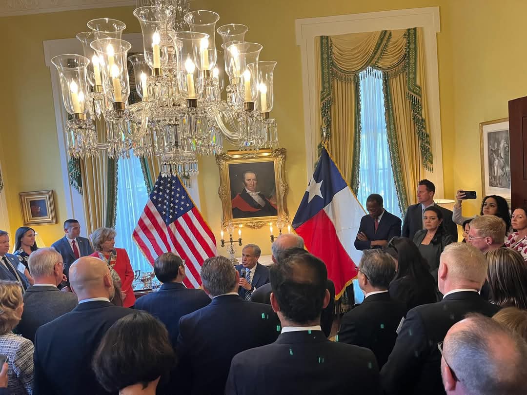Consul General joined the Consular Corps at the Governor’s Mansion in Austin on March 24,2025