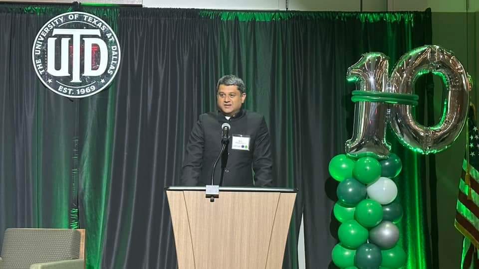 Consul General joined the University of Texas, Dallas International Centre in commemorating 40 years of welcoming international students to the University.Consul General also interacted with Indian students at the event ‘Sangam 2024,’